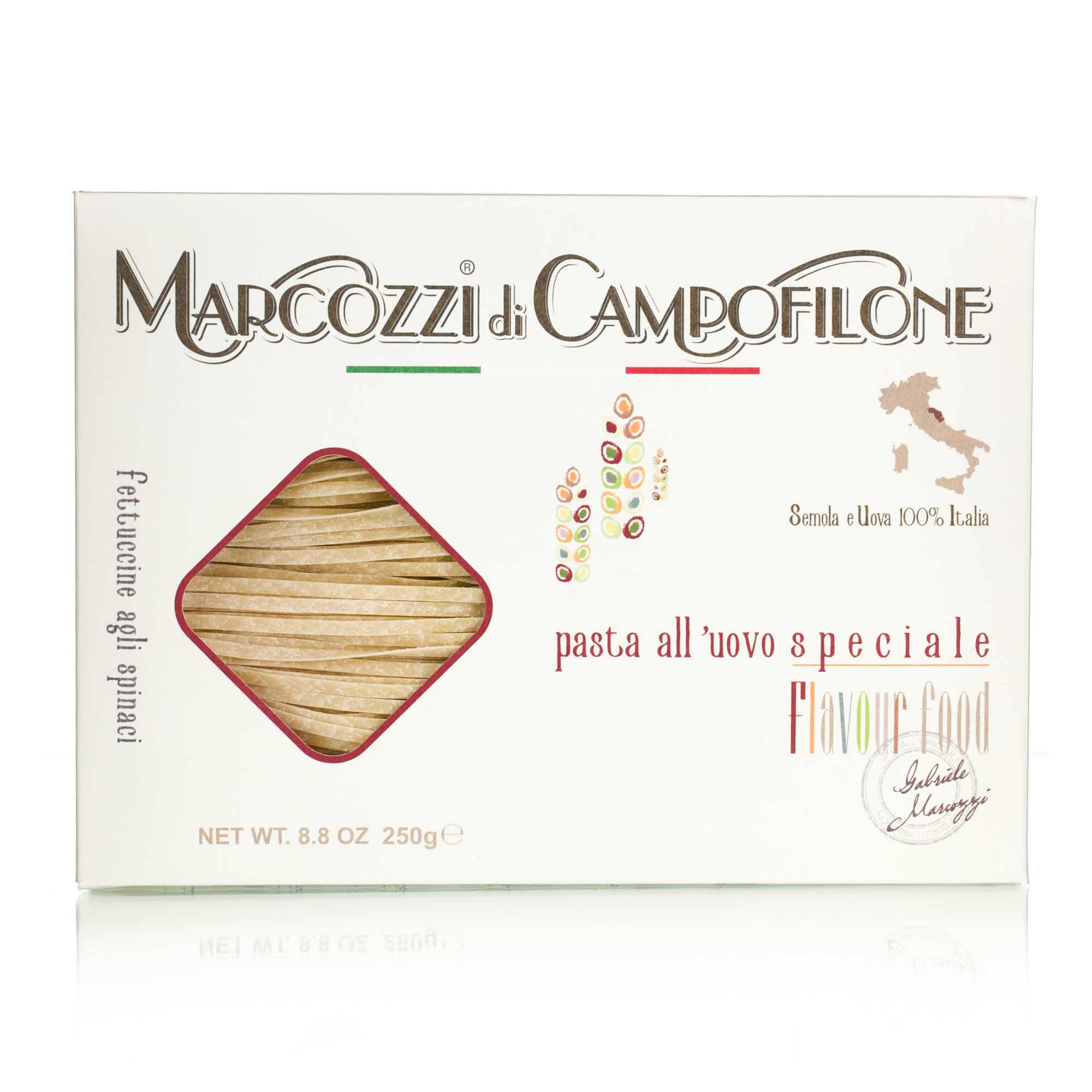 Marcozzi di Campofilone Fettuccine agli Spinaci Pasta All 'uovo